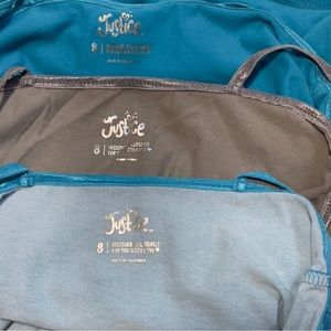 Girls tank top lot. Justice Brand sz 8
